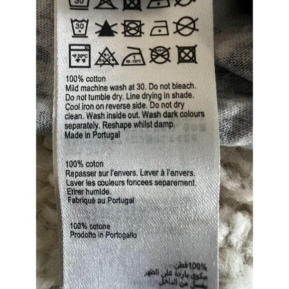 AllSaints Women Size XS Gray Black Leopard Print Cotton Ambient Kiana Tank Top - Picture 6 of 10